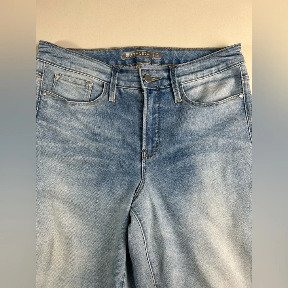 Athleta Medium Wash Denim Shorts